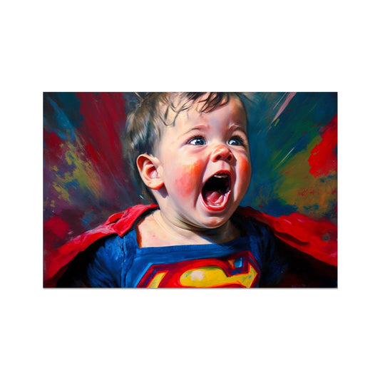 Superbaby!!! Fine Art Print